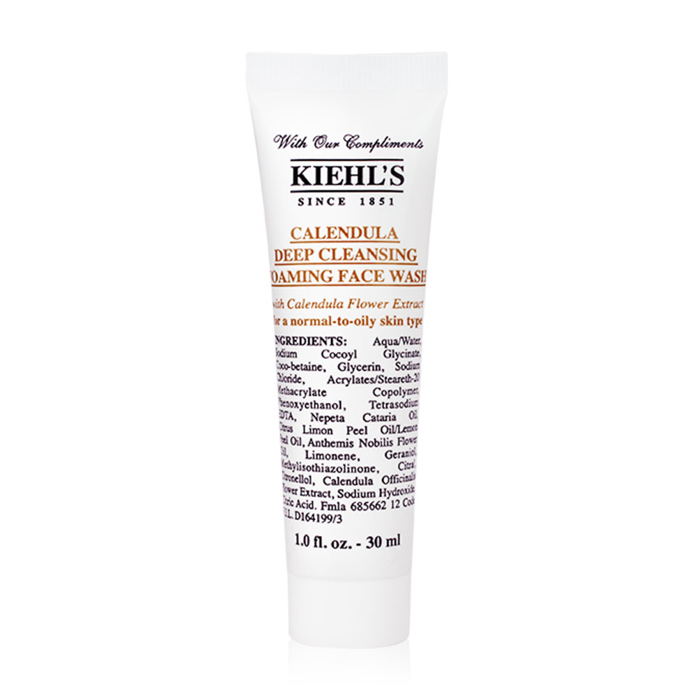 Jual Kiehl's Calendula Deep Cleansing Foaming Face Wash 30 ml Shopee