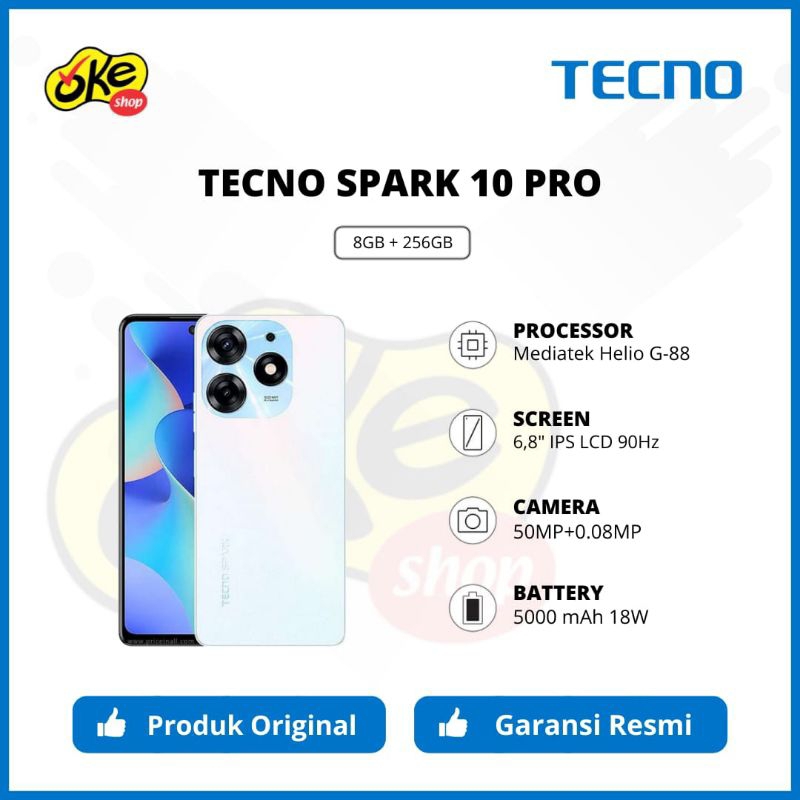 Jual Tecno Spark 10 Pro (8GB/256GB) | Shopee Indonesia