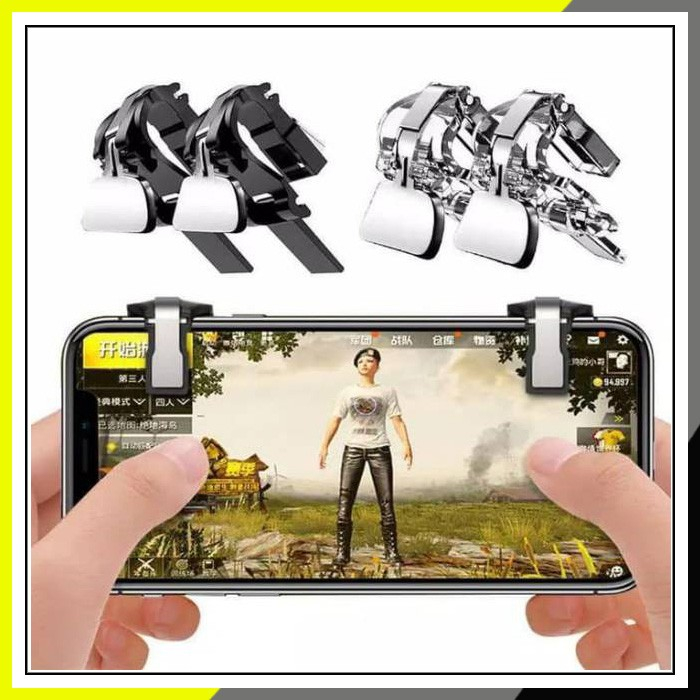 Jual Gamepad Stick PUBG L1 R1 Trigger PUBG FF ROS joystick PUBG 2 L1 R1 ...