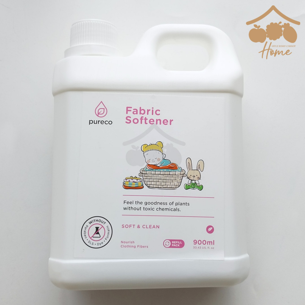 Jual pureco refill FABRIC Softener 900ml derigen 1.450ml 900 ml baju ...