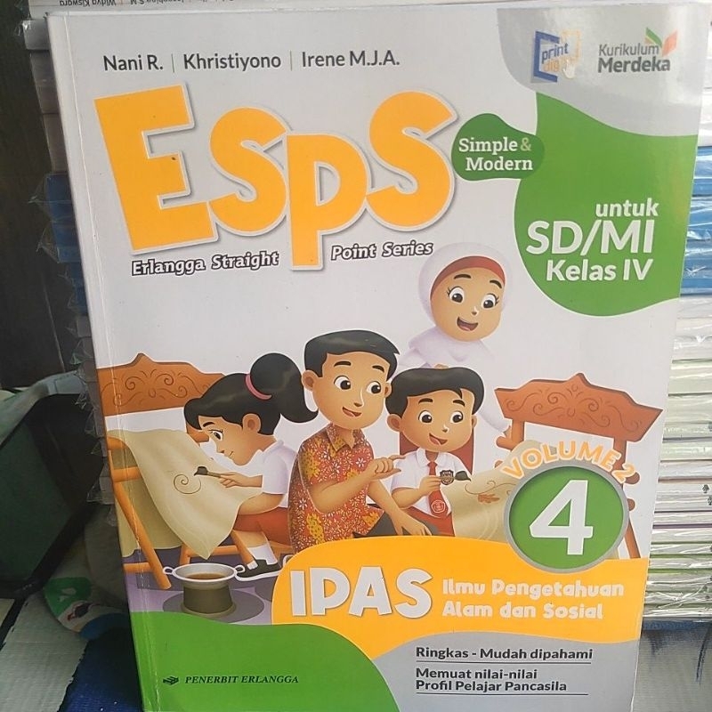 Jual original buku esps ipas ilmu pengetahuan alam dan sosial untuk SD ...
