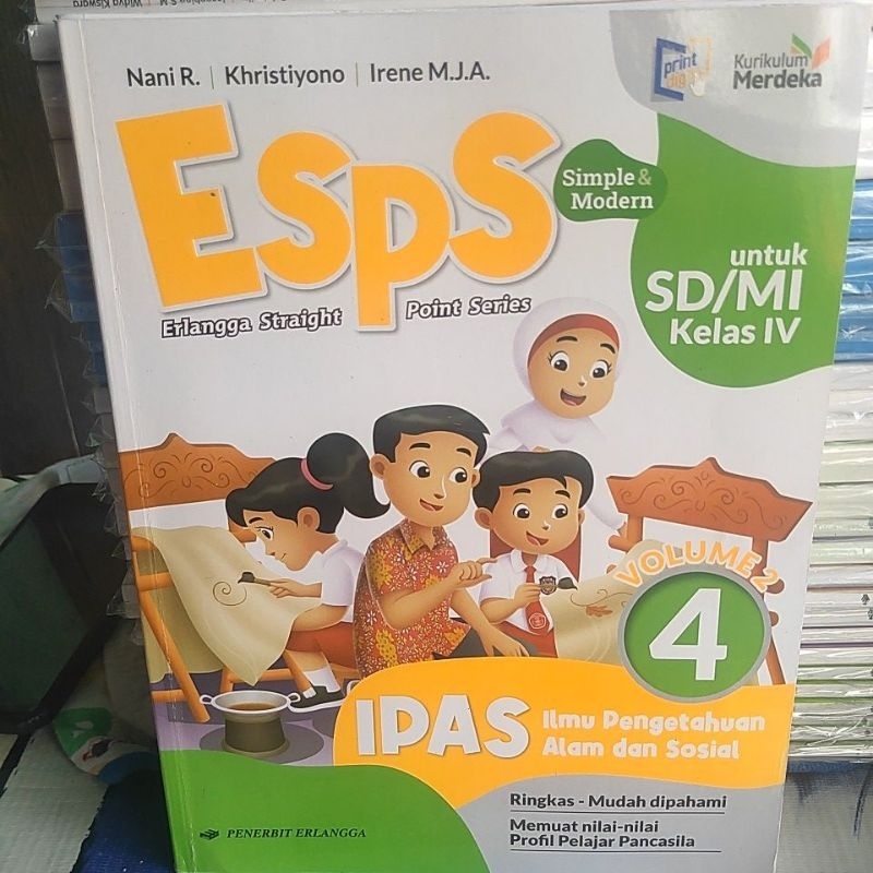 Jual Original Buku Esps Ipas Ilmu Pengetahuan Alam Dan Sosial Untuk SD ...