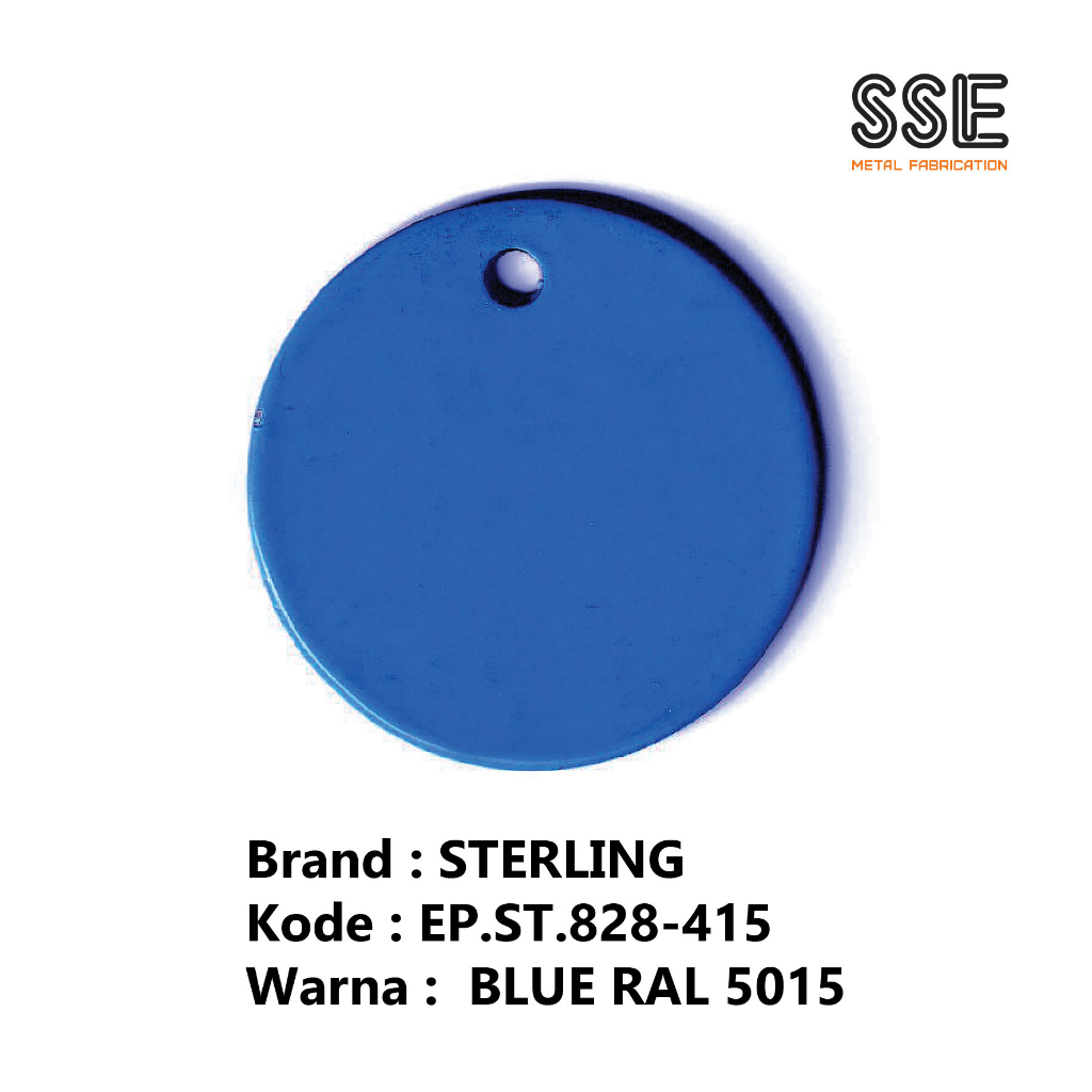 Jual Bubuk Cat Powder Coating Warna Blue Ral Merek Sterling Shopee