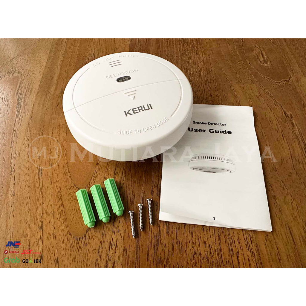 Jual KERUI Wireless Smoke Detector Fire Protection Alarm Asap | Shopee ...