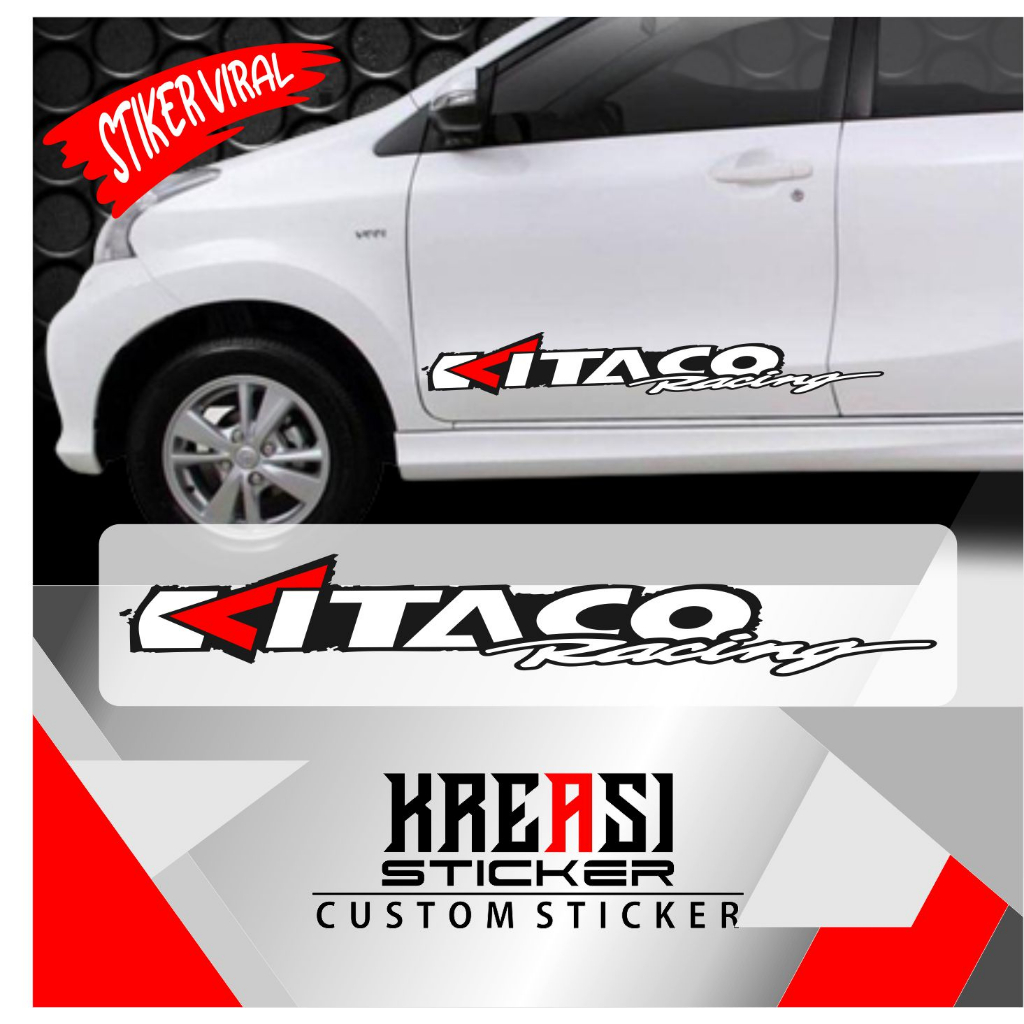 Jual STIKER MOBIL KITACO RACING | Shopee Indonesia
