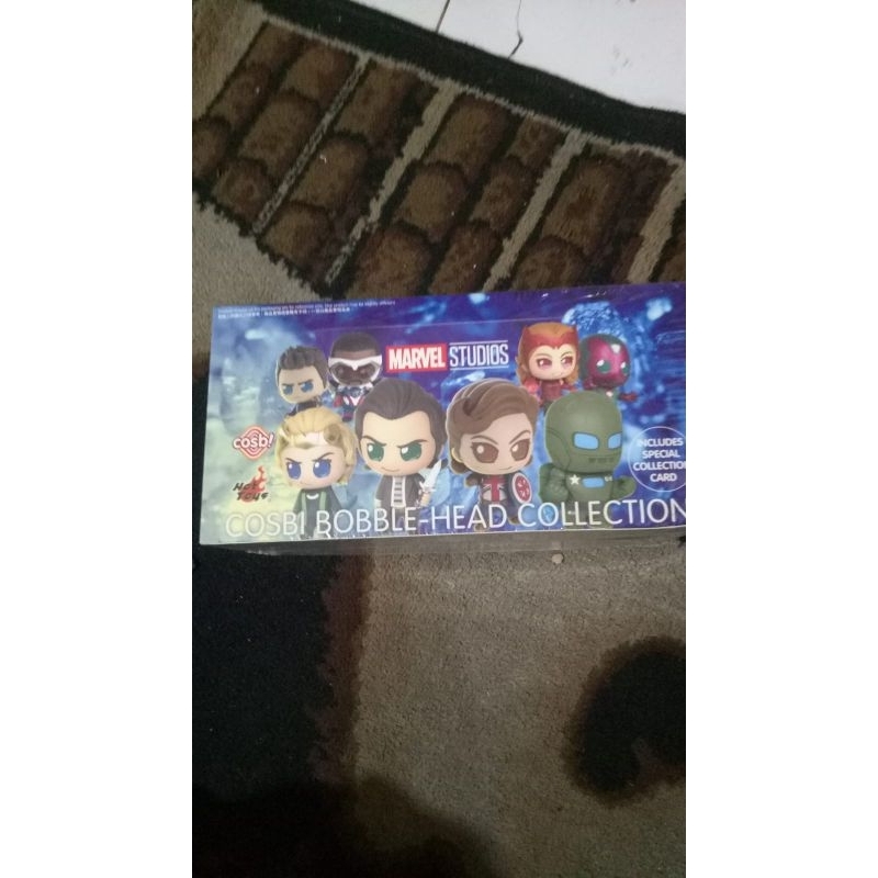 Jual Cosbi bobble head Marvel collection set box Marvel studio Disney ...