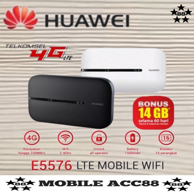 Jual Mifi Modem Huawei E5576 / E5577 4G LTE UNLOCK All Operator