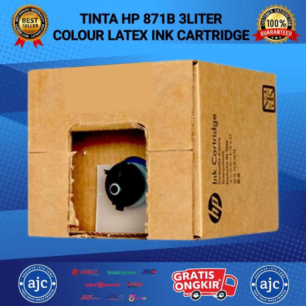 Jual HP 871B 3-LITER COLOR LATEX INK CARTRIDGE | Shopee Indonesia
