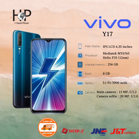 Vivo Y17: Smartphone RAM 8GB dengan Layar Luas dan Baterai Tahan Lama, Cocok untuk Multitasking!