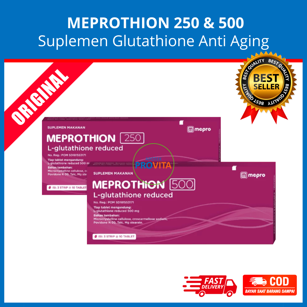 Jual Meprothion Mg Vitamin Suplemen Glutathione Anti Aging