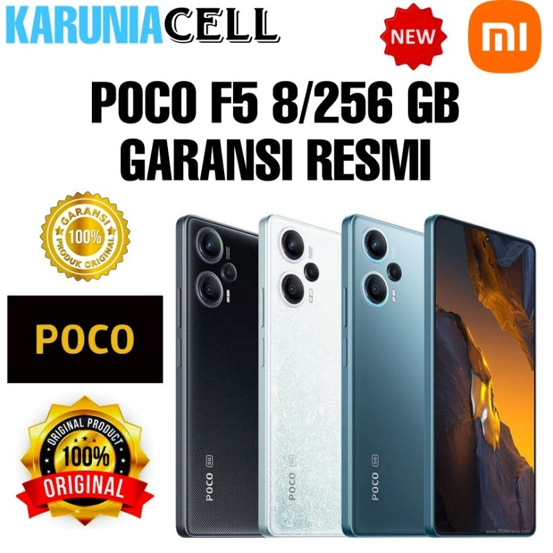 Jual POCO F5 8/256 & 12/256 GB XIAOMI POCO F5 RAM 8GB 12GB 256GB ...