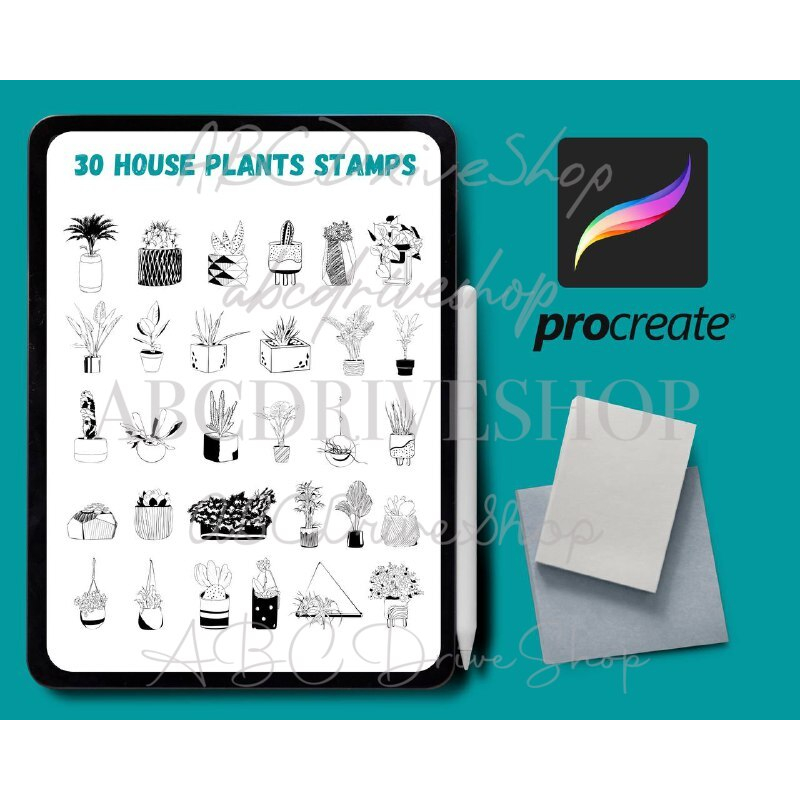 Jual Procreate Brush - House Plants Procreate Stamps | Shopee Indonesia