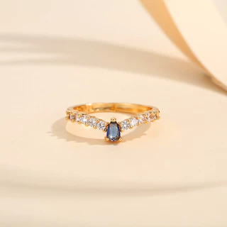 Lanme Jewelry Cincin Terbaru Fuji Wanita Korea Cincin Titanium Anti Karat Lapis Emas Aksesoris Fashion Y131