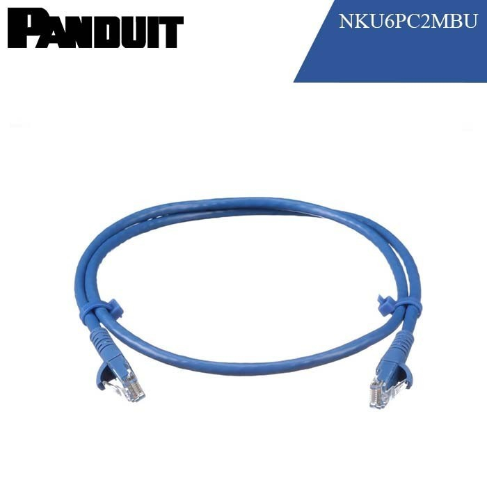 Jual Kabel Patch Cord Cat.6 PANDUIT NETKEY 2 Meter NKU6PC2MBU Shopee