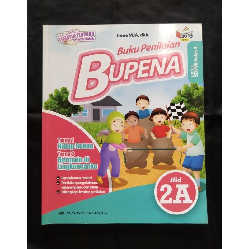 Jual Buku Penilaian Bupena Jilid 2A Kelas 2 SD Kurikulum 2013 Penerbit ...