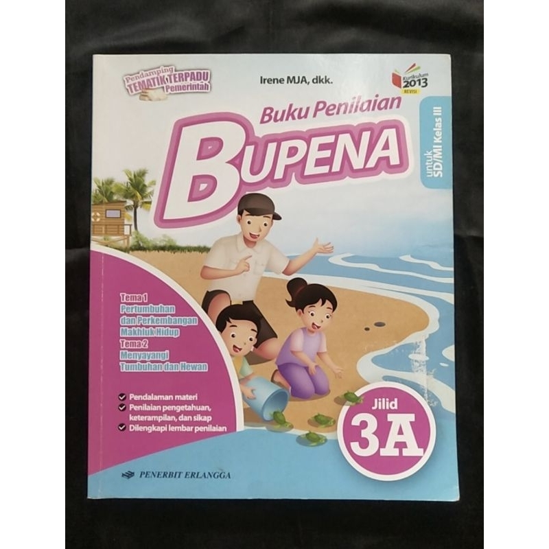 Jual buku Penilaian Bupena Jilid 3A 3B Kelas 3 SD kurikulum 2013 ...