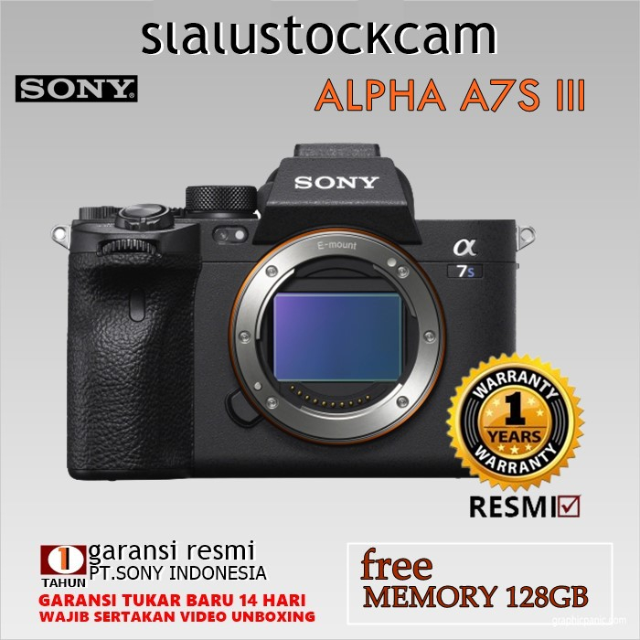 Jual SONY A7S III BODY ONLY - CAMERA MIRRORLESS SONY ALPHA A7S III ...