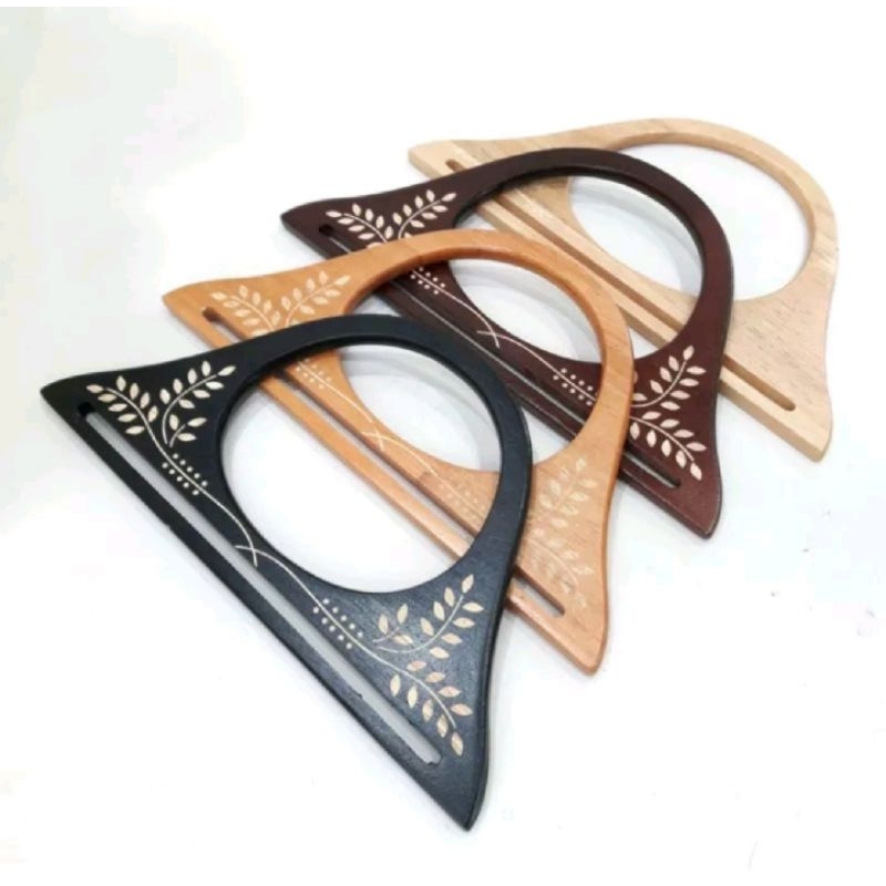 Jual HANDLE TAS BESI DAN KAYU / GAGANG BEHEL AKSESORIES TAS | Shopee ...