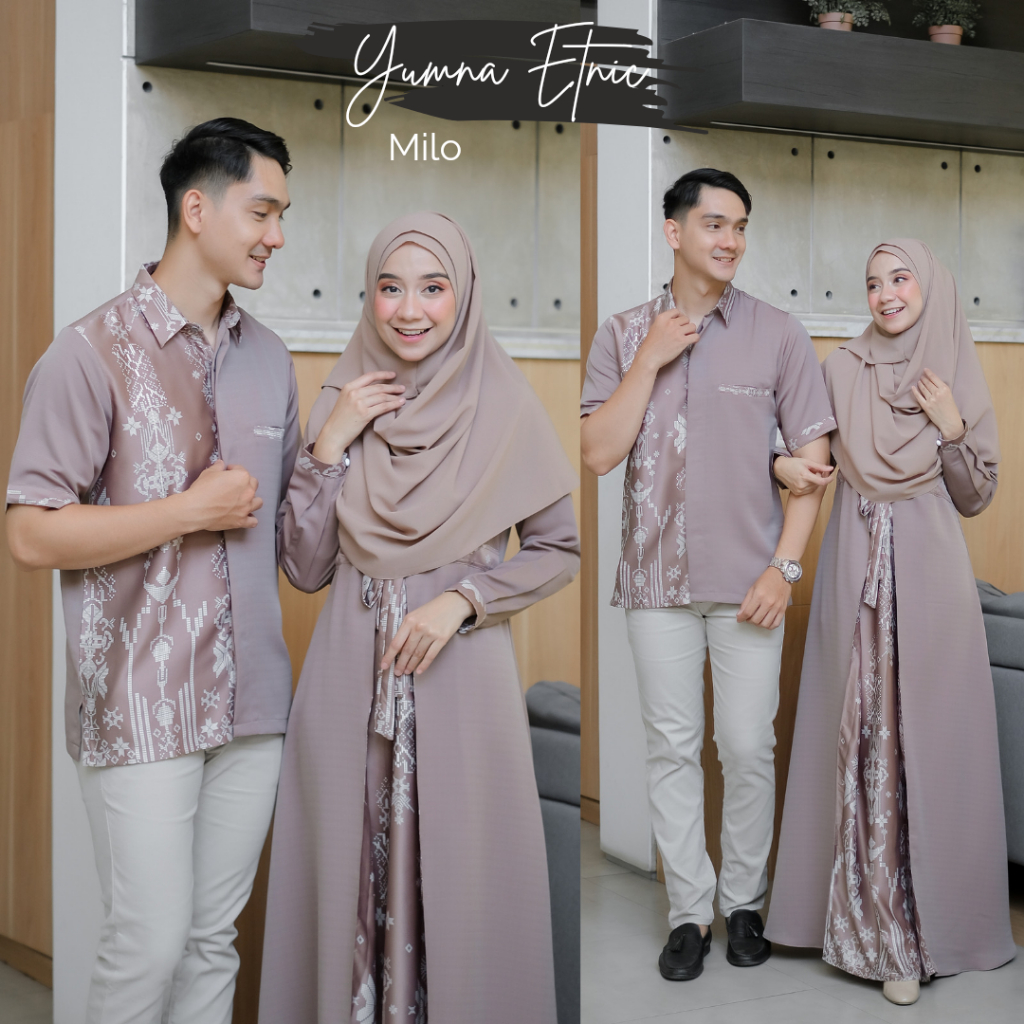 Jual Baju Couple Rafa Yumna Batik Varian Milo Shopee Indonesia