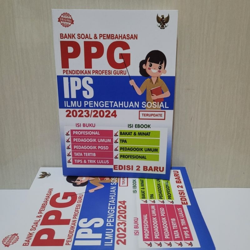 Jual BUKU BANK SOAL DAN PEMBAHASAN PPG IPS 2023/2024 TERUPDATE ...