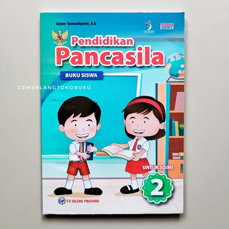 Jual pendidikan pancasila. kelas 2 SD. quadra. merdeka | Shopee Indonesia