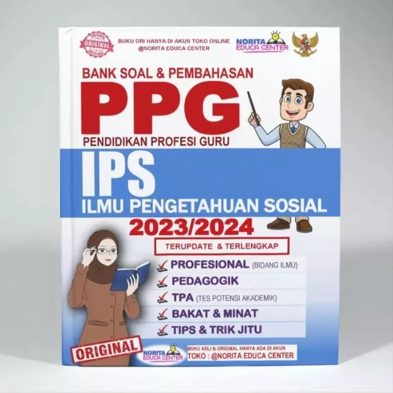 Jual BUKU BANK SOAL DAN PEMBAHASAN PPG IPS 2023 2024 TERUDATE ...