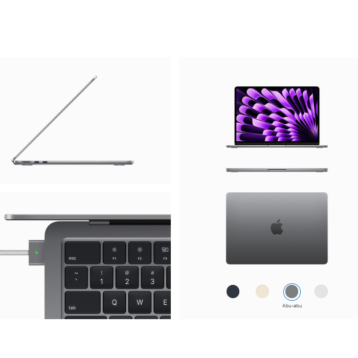 Jual 𝗔𝗽𝗽𝗹𝗲 MacBook Air M2 2023 - 15 Inch [ RAM 8GB Jual 𝗔𝗽𝗽𝗹𝗲 MacBook Air M2 2023 - 15 Inch [ RAM 8GB
