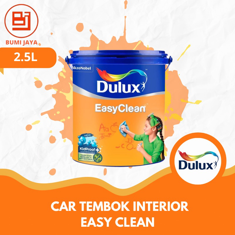 Jual Cat Tembok Interior Dulux Easy Clean 2.5 Ltr | Shopee Indonesia