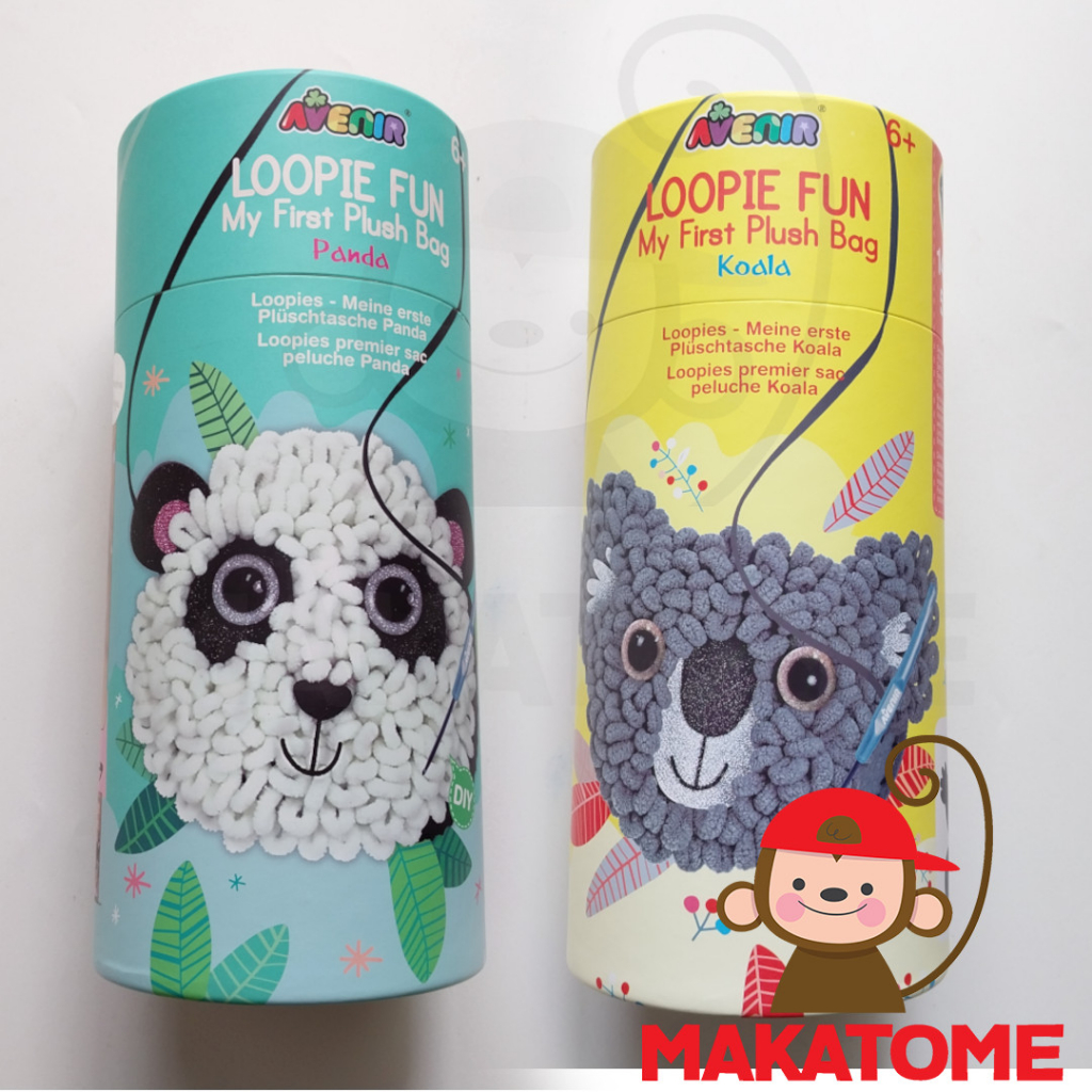 Jual Avenir loopie fun my first plush bag art and craft making kids tas ...