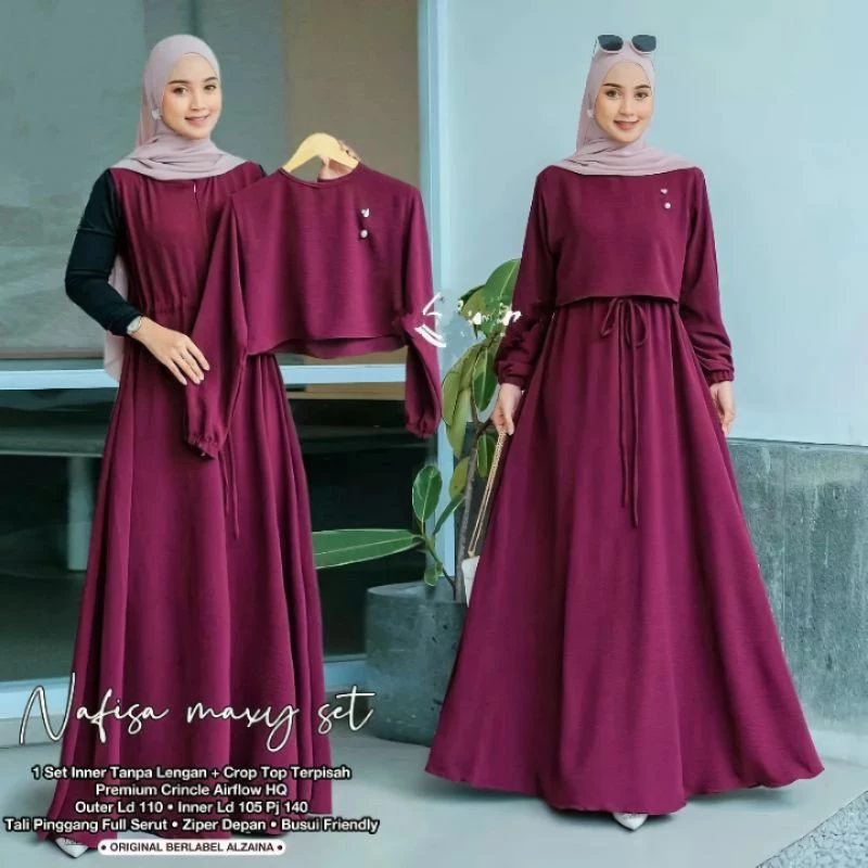 NAFISA Maxy Set 2in1 tampilan depan