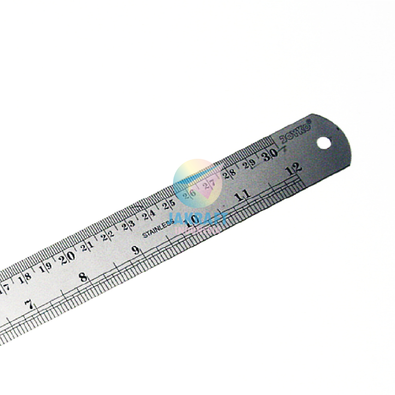 Jual (1 Pcs) Penggaris Besi JOYKO RL-ST30 Angka Huruf Cetak Grafir ...