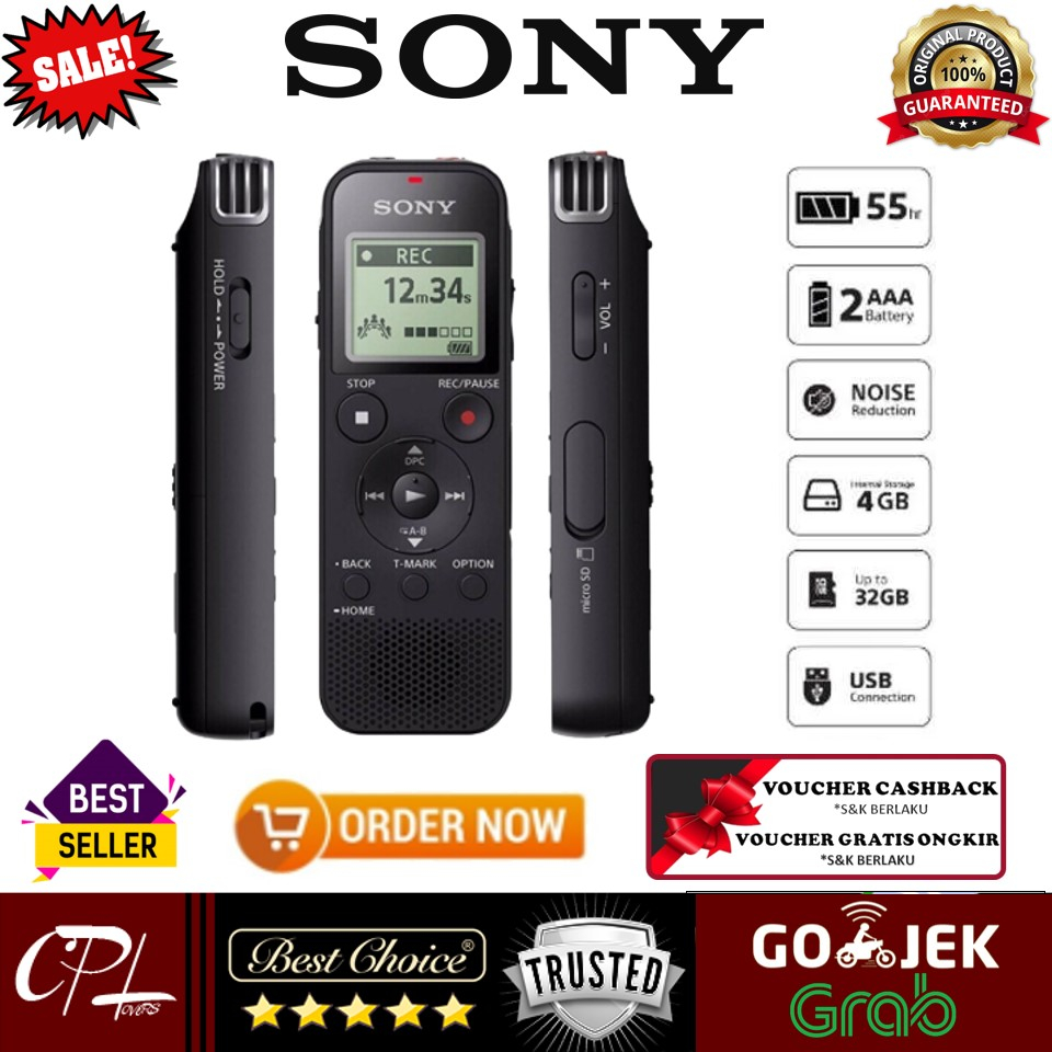 Jual Sony ICD-PX470 Digital Voice Recorder With USB | Shopee Indonesia