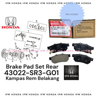 Jual 43022 SR3 Bensco Brake Pad Disc Kampas Rem Belakang Honda