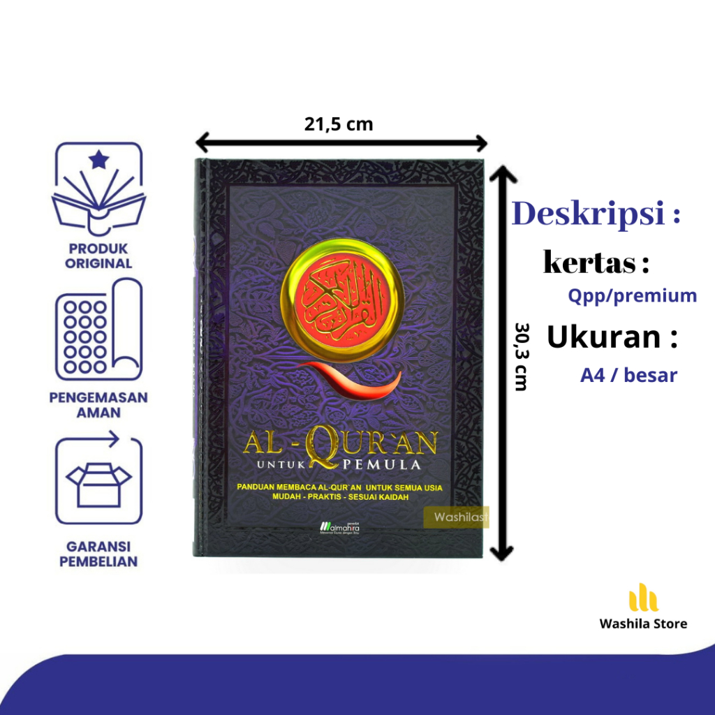 Jual Mushaf Al Quran Untuk PEMULA Almahira Dengan Panduan Cara Membaca ...