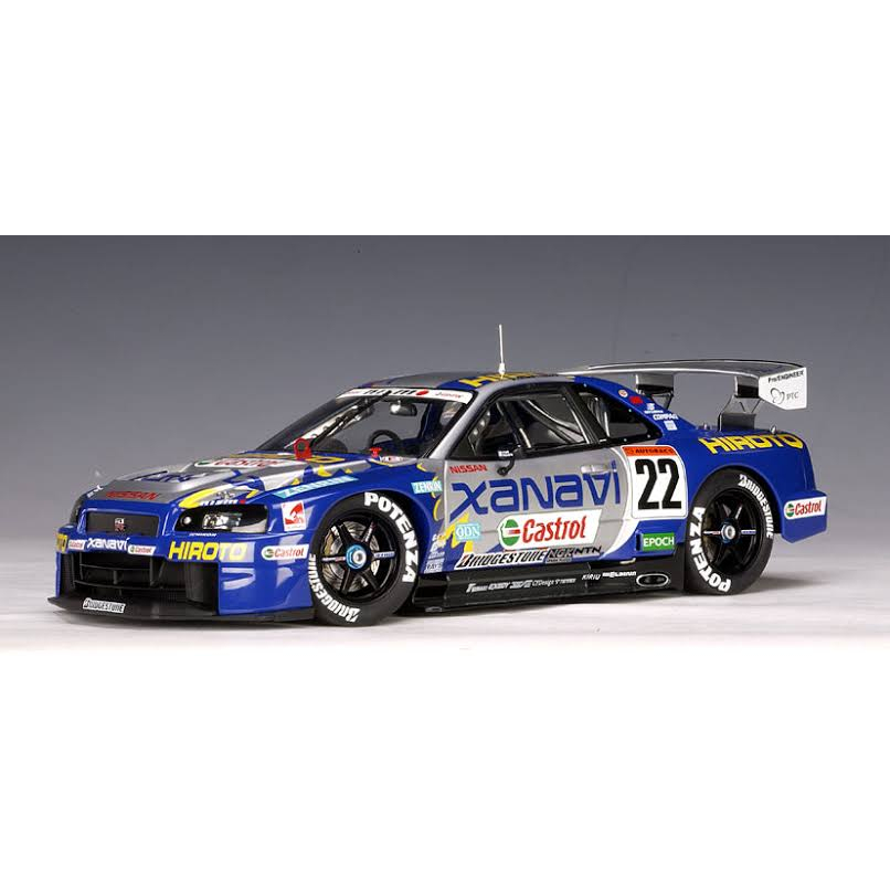Jual Diecast Autoart 1:18 1/18 Skyline R34 Nismo JGTC Xanavi