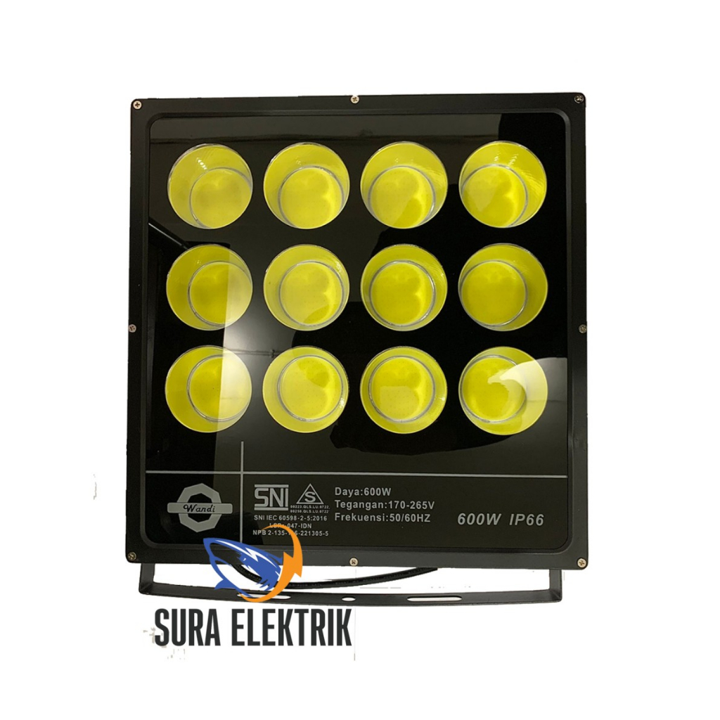 Jual Lampu Sorot LED 600W Flood Light Wandi | Shopee Indonesia