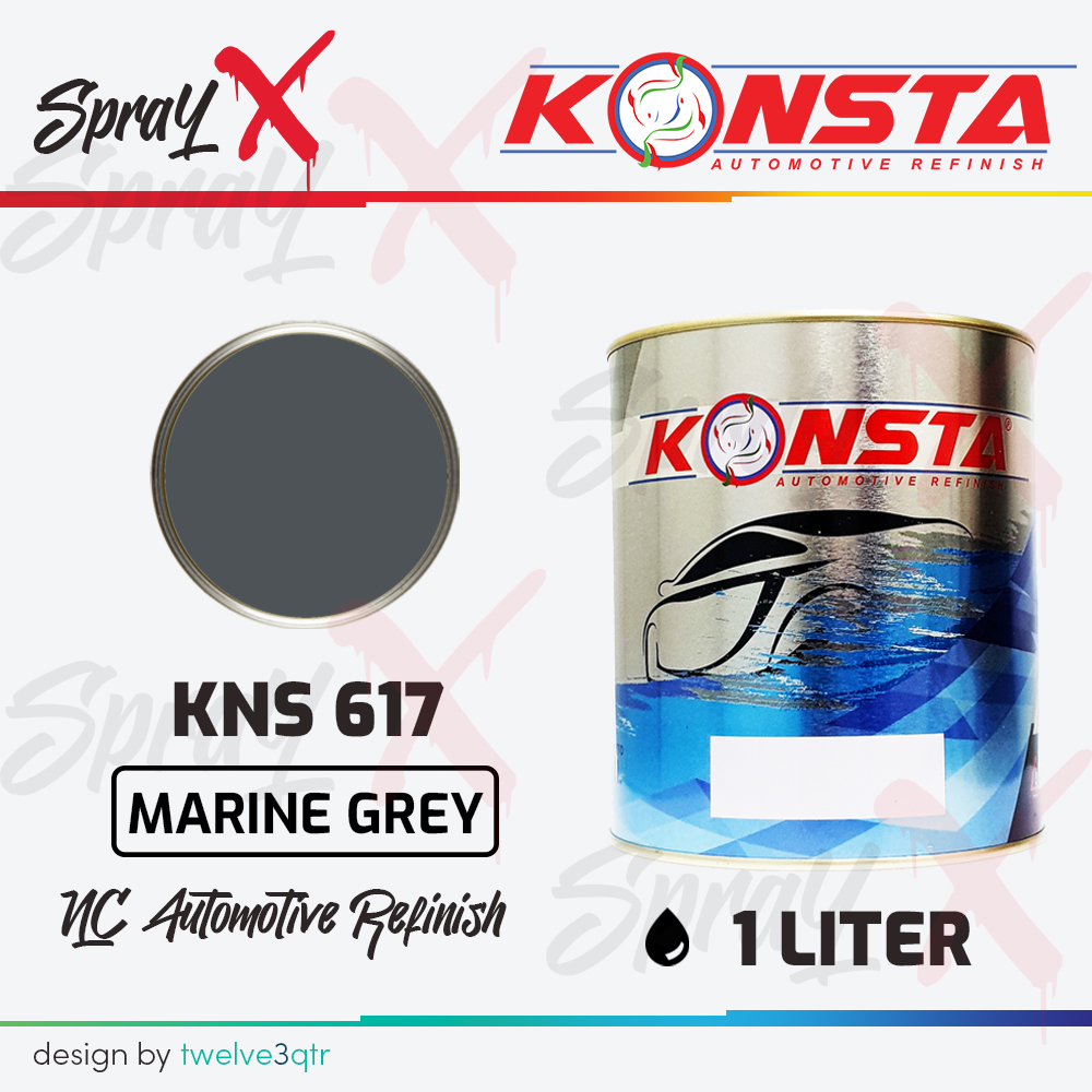 Jual KONSTA NC SOLID MARINE GREY 617 / ABU-ABU #617 1 LITER - CAT DUCO ...