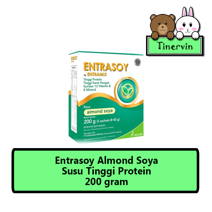 Jual Entrasoy Almond Soya 200 gram | Shopee Indonesia