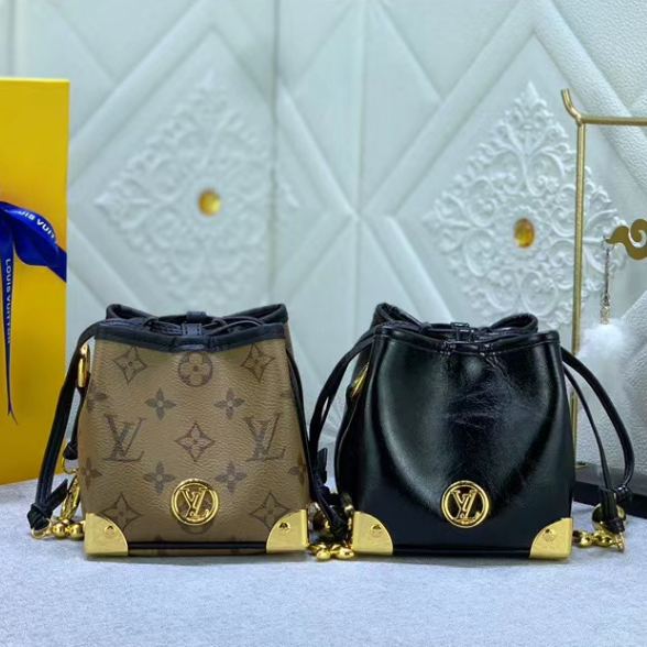 Lv&ho bag female bucket bag ZI LV OG drawstring small ck shoulder slung  female bag mini new autumn and winter