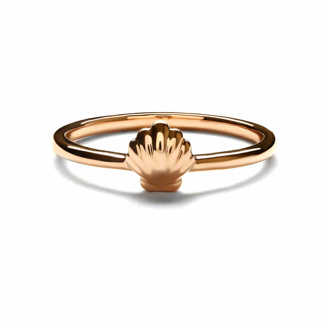 Jual Lino and sons - Cincin Emas 18k (Shell Gold Ring) | Shopee Indonesia