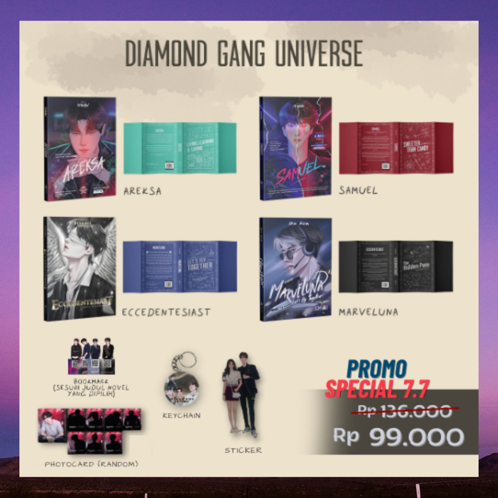 Jual NOVEL DIAMOND GANG (AREKSA, MARVELUNA, ECCEDENTESIAST, SAMUEL ...