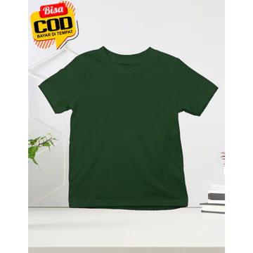 Kaos Polos Pria Cotton Combed 30s Kaos Lengan Pendek Pria Round Neck Regular Fit Kaos Polos