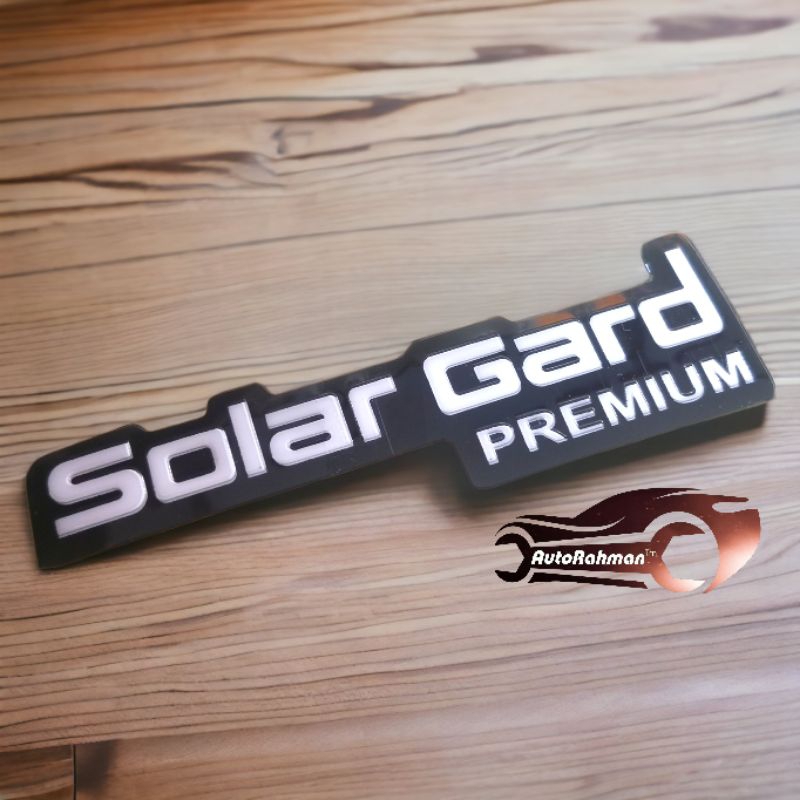 Jual Stiker Solar Gard Premium Logo Emblem Sticker Timbul | Shopee ...