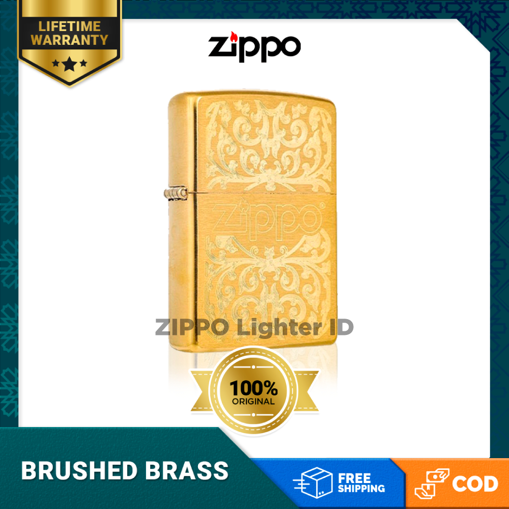 Jual Korek Api Zippo Brushed Brass Shopee Indonesia