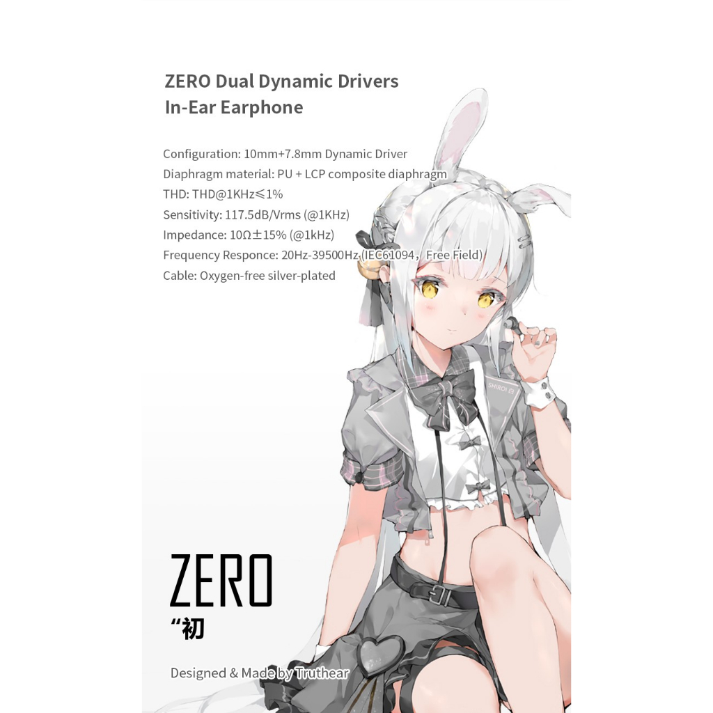 Jual TruthEar x Crinacle ZERO RED / ZERO Dual Dynamic Driver Earphone ...