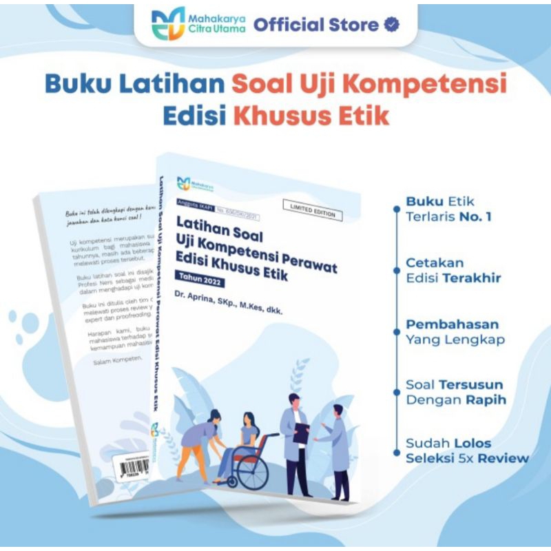 Jual Buku Latihan Soal Uji Kompetensi Perawat Edisi Khusus Etik ...