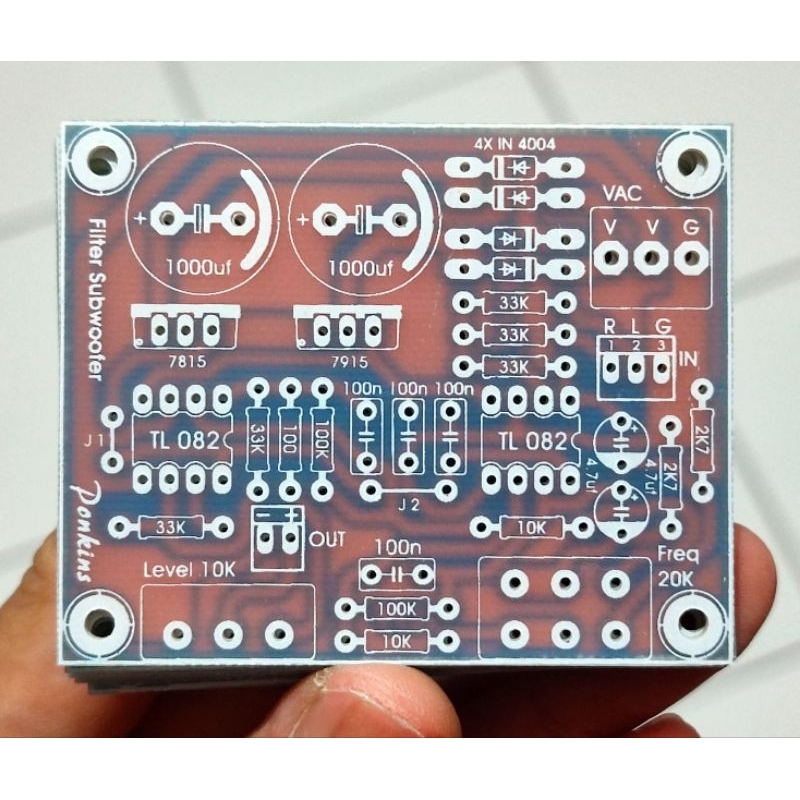 Jual pcb filter subwoofer (LPF) fiber fr4 Shopee Indonesia