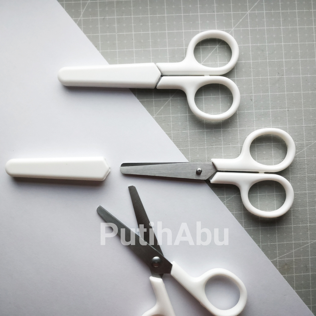 Jual Gunting Mini Putih Aesthetic | Gunting lucu | White Scissors Mini ...