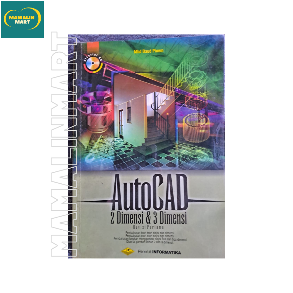 Jual Buku AutoCad 2 Dimensi & 3 Dimensi, Karya Mhd Daud Pinem. | Shopee ...