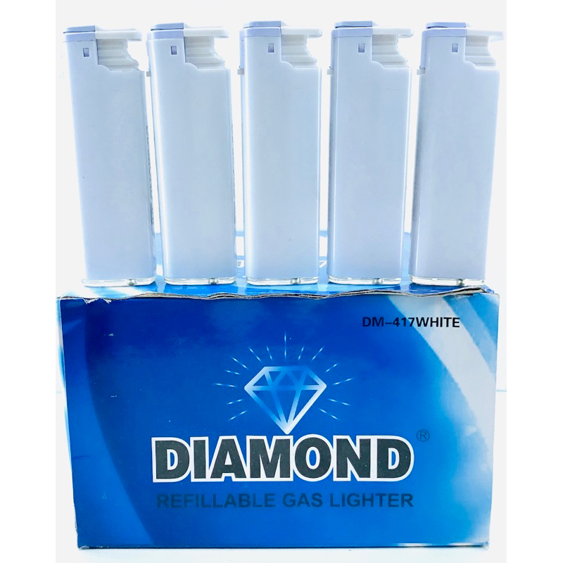 Jual Korek Bara Diamond 417A Polos Putih (isi 50 pcs) | Shopee Indonesia